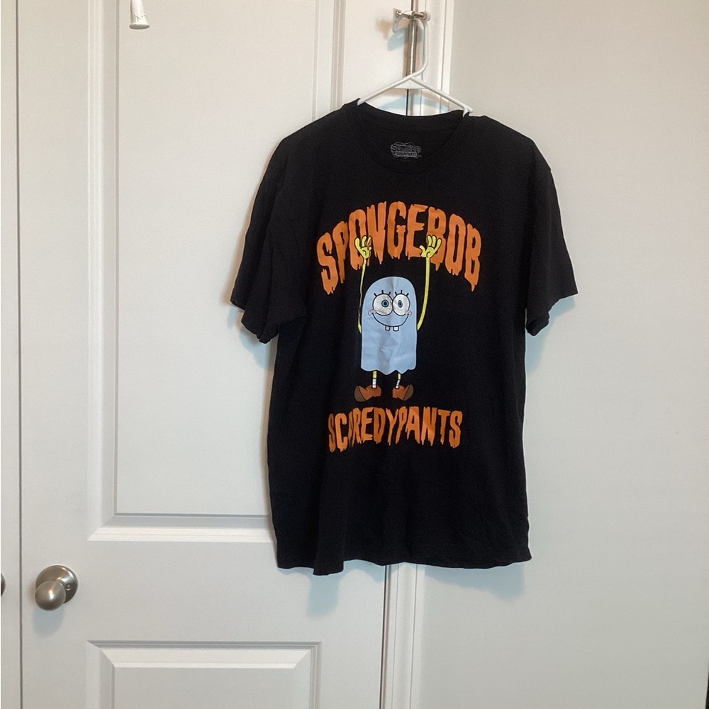 SpongeBob ScaredyPants Black shirt